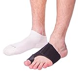 BraceAbility Soft Big Toe Protector | Padded Foot Cushion Bandage Wrap for Callus, Corn, Blister, Wound & Arthritis Pain in Shoes (L-Right)