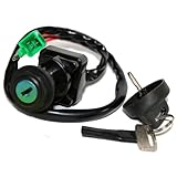 Caltric IGNITION KEY SWITCH Fits SUZUKI LT-80 LT80 LT 80 1996-2006 ATV NEW