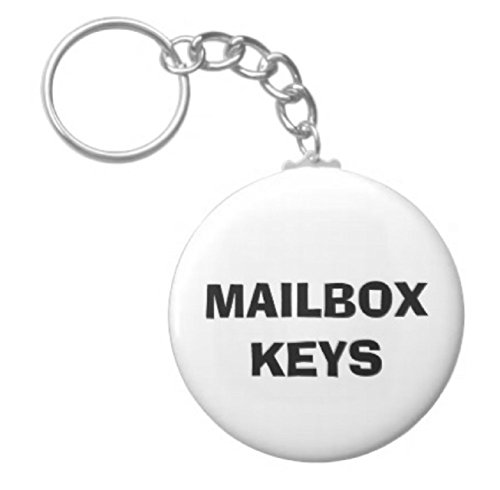 A&T Designs Mailbox Keys 2.25" Keychain Mail