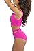Prograce Women's Sexy Criss Cross High Waisted Bandage 2PCS Bikini Set, S Rosy