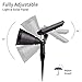 2 Pack Upgraded Outdoor Solar Spot Lights - Waterproof Adjustable Yard Lights Solar Landscape Lights for Outdoor Garden Pathway Driveway Lawn Walkway Lighting Illumination, Auto On/Off Bright White