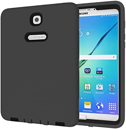 Galaxy Tab S2 8.0 Case Betty 3in1 Hybrid PC+ Silicon [Full-body Heavy Duty Shockproof] Hard Plastic High Impact Resistant Armor Defender Case for Samsung Galaxy Tab S2 8-Inch SM-T710 / SM-T715