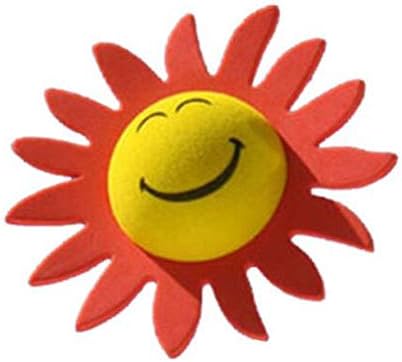 kxrzu Antenna Ball Exterior Cartoon Car Foam Ball Mirror Dangler for Car Decorate Toys size 9x6.8x3cm (Sunflower)