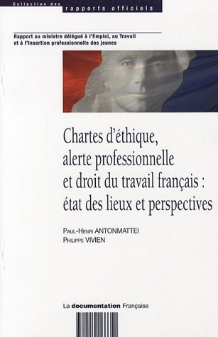 Chartes d'éthique, alerte professionnelle et droit du travail français