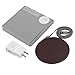 Wireless Charger, BFEIZHU 10W Fast Wireless Charging Pad for iPhone X / 8 / 8 Plus/ Samsung Galaxy S5 /S6 / Note 3 and All Qi-Enabled Phones (QC2.0 Adapter Included) (Brown)
