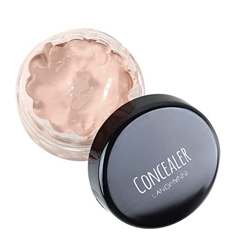 Concealer Cover Cream Flawless Colour Changing Foundation Makeup Warm Skin Tone Foundation liquid Base Nude Face Moisturizing Liquid Cover Concealer for Women and Girls (C)