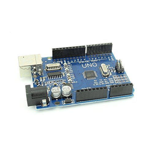 Optimus Electric 5pcs UNO R3 Micro Controller Board Compatible with Arduino with ATmega328P and CH340 Development Board for Arduino IDE with USB Cable by