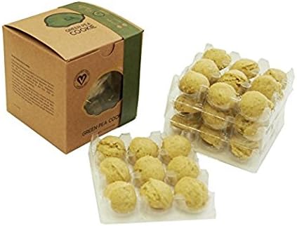 Best Gluten Free Cookie -- Wheat free Green Pea Cookie -- Premium Gourmet Vegan Cookies (GF) -- 36 Count Kraft Box. Soy Free, Dairy Free, Gluten Free, Plant Based