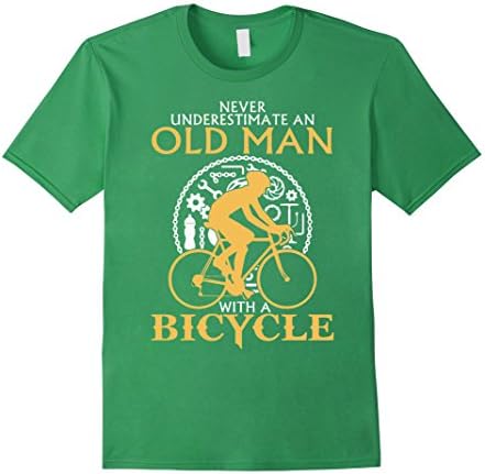 Men's Bicycle Accessories - Old Man with a Bicycle Large Grass