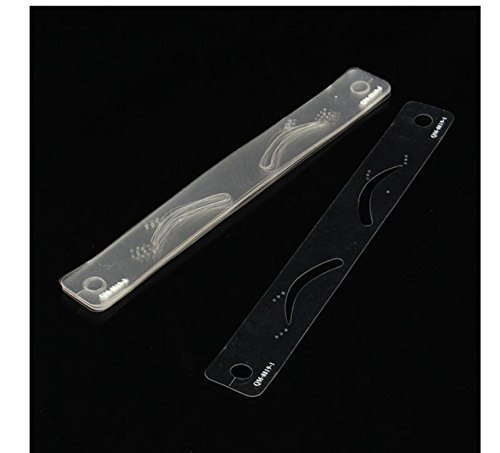 12 Styles Eyebrow Stencils DIY Shaping Model Templates Makeup Tools with Elastic [ US Warehouse] by AdvancedShop - Thumbnail 6