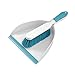 EVERCLEAN Dustpan & Brush Set - Professional Grade Ergonomic Brush Design & Soft Molded Lip for Maximum Efficiency - Aqua/White (6670)