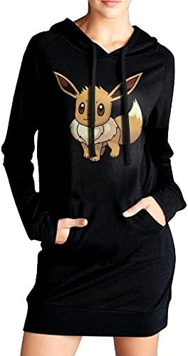 Women's Pikachu Pokemon Go Team Mystic Hoodies Dresses Pocket