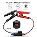 Beatit BT-G18 2000A Peak 21000mAh 12V Portable Car Jump Starter (up to 8.0L Gas and 8.0L Diesel) Auto Battery Booster With Smart Jumper Cables Wireless Charger