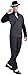 Forum Novelties Men's Roaring 20's Pinstripe Suit Gangster Costume, Black, One Size