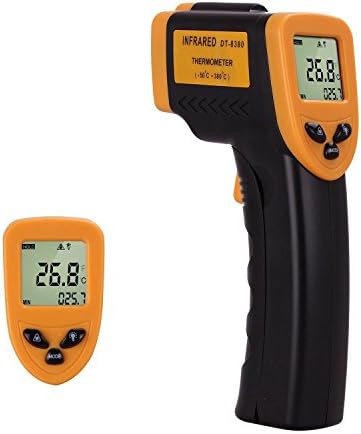 Generic Non-contact Digital Laser Infrared Thermometer Temperature Gun -58โ~ 716โ (-50โ ~ 380โ), Yellow and Black