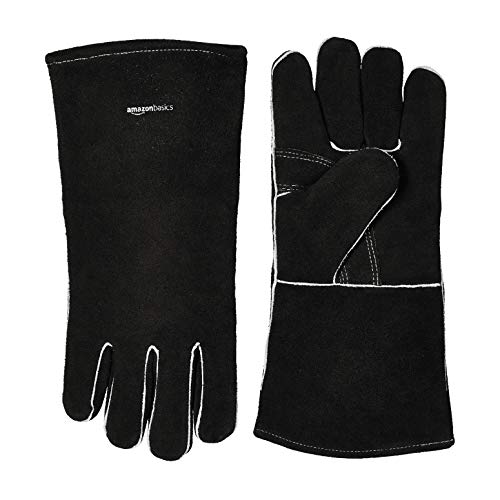 Amazon Basics Welding Gloves, Black, 2Pack Pricepulse