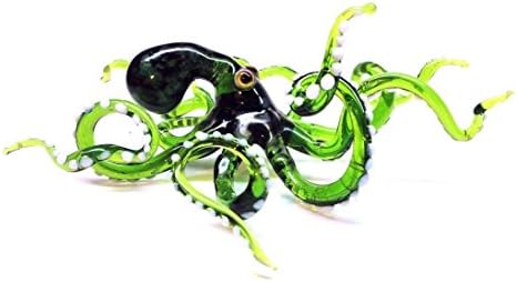 Blown Glass Octopus, Glass Octopus, Glass, Octopus, Ocean, Octopus Sculpture, Squid, Kraken, Cephalopod, Blown Glass, Octopus Figurine
