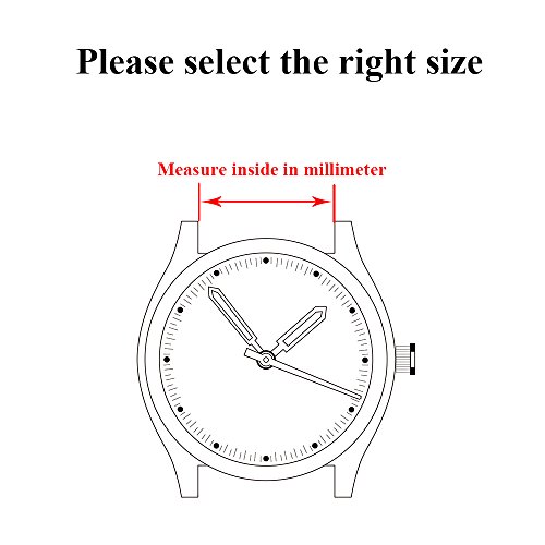 Berfine 22mm Quick Release Retro Leather Watch Band,Vintage Oiltanned Pullup Leather Watch