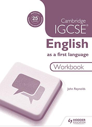 Cambridge IGCSE English First Language Workbook Paperback – 31 Oct. 2014