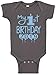 Reaxion Handmade Cute Baby Boy Girl My 1st Birthday 2025 First Party Cake Outfit Bodysuits (18M, 2025 LBCH)