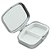 LuxSweet Pill Box,Cute Cats and Fishbone Custom Personlized Rectangular Pill Case Holder Decorative Box Pocket Purse Travel Pill Vitamin Tablet Medicine Case