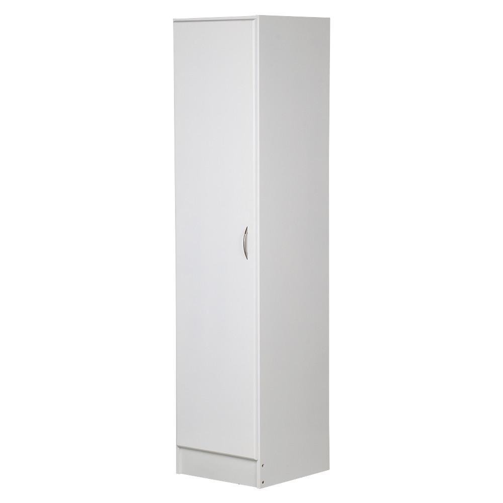 Go2buy 65 White Slim Utility Storage Cabinet Single Door Kitchen