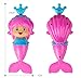 Conquer Baby - Bath Toys for Toddlers Kids Girls - Mermaid Princess Wind Up Tail Flap Floating Water BathTub Toys, Swimming Pool Beach Bathing Time Fun - Random Color 1 Piece