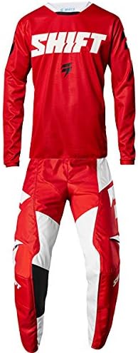 Shift MX - White Label Ninety Seven Red Jersey/ Pant Combo - Size X-LARGE/ 36W