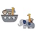 Bedtime Originals Two by Two Noah's Ark 2 Piece Wall Decor, Blue/Gray