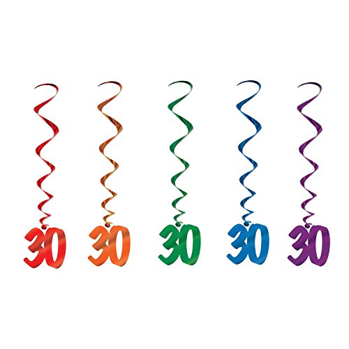 30 whirls (asstd colors)    (5/pkg)