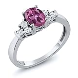 Gem Stone King 925 Sterling Silver Pink Tourmaline
