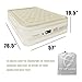 Hitorhike Air Mattress Queen Size Air Mattress 76.5”x57”x19.5” with Built-in Pump Inflatable Mattress Raised Air Bed Premium Sleeping Bed for Guest, Camping, Road Tripthumb 1
