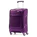 American Tourister iLite Max Softside Luggage With Spinner Wheels, Purple, Checked-Medium 25-Inch