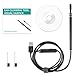 ZEUUE USB Ear Cleaning Endoscope,2 in 1 Borescope Inspection Camera Visual Earpick Tool with 6 Adjustable Led for Android (Black 1)