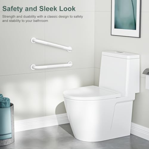 FANHAO 2 Pieces Bathroom Grab Bar, 41 cm Shower Grab Bar SUS304 Stainless Steel, Non-Slip, Support Bar for Bathtub Wall for Elderly Disabled Pregnant Children