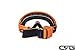 CRG Sports Motocross ATV Dirt Bike Off Road Racing Goggles ORANGE T815-3-6 T815-3-6 Transparent lens orange frame