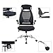 JUMEI Adjustable High Back Mesh Executive Desk Chair-Model Office Chair with Lumbar Support,Black
