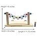 Alfie Pet - Percy Wood Platform with Chewing Toys for Mouse, Chinchilla, Rat, Gerbil and Dwarf Hamster