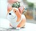 SUN-E Cute Animal Shaped Cartoon Home Decoration Succulent Planters Vase Lovely Corgi Dog Flower Pots Gift Idea