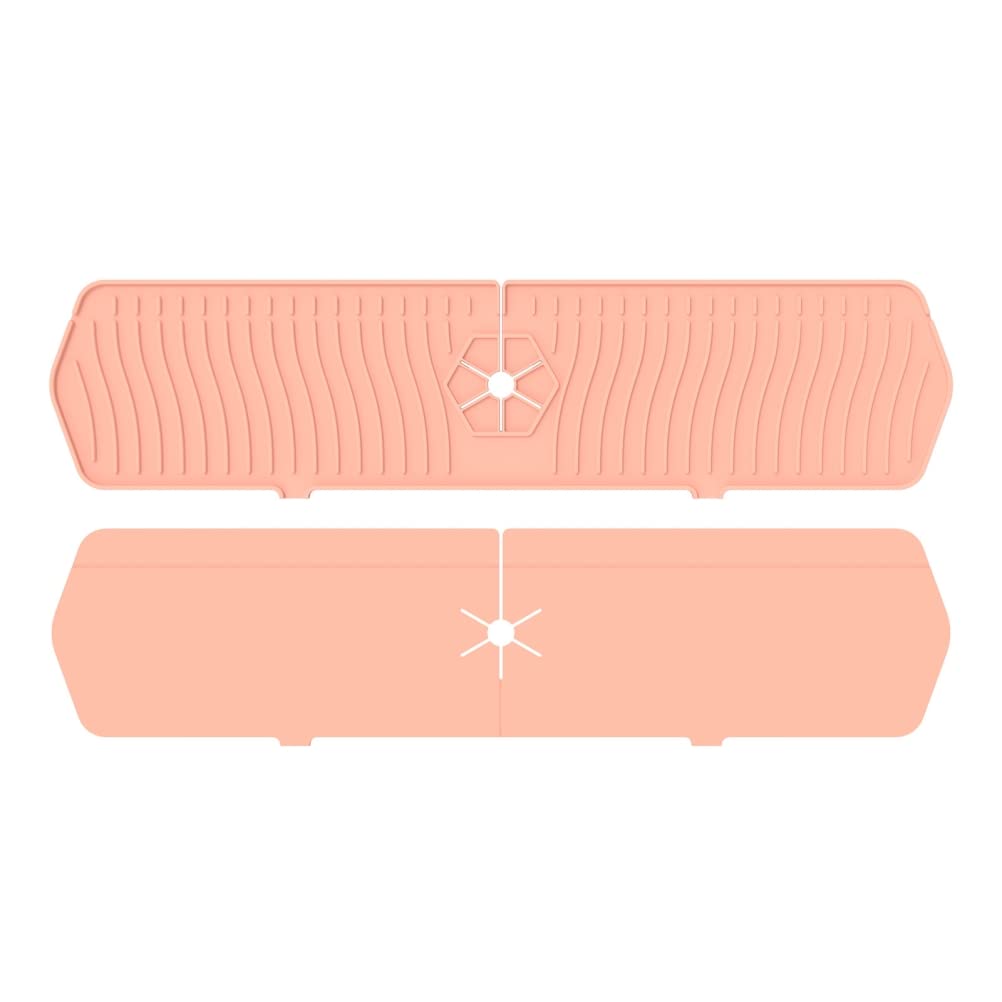 Sahgsa Sink Splash Guard, Kitchen Sink Splash Guard Silicone Tap Mat Sink Drip Pad Drip Pad Behind Kitchen Bathroom Counter Sink Dry