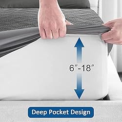 Sufdari Waterproof Mattress Protector,Full Quilted