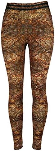 MU2M Women Print Leggings Pants High Waist Fitness Workout Yoga Pants
