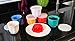 Home-X Set of 6 Small Plastic Cups with Lids - Reusable Plastic Dessert Molds for Jello, Gelatin, Ice Cream - Food and Dishwasher Safe Small Freezer Containers for Making Desserts