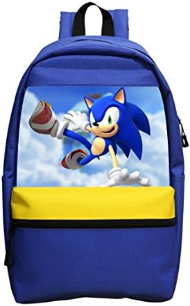 Shun6 Fashion Design Sonic-Hedgehog School Bag Backpack / Lightweight Shoulder Bag