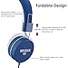 Nivava K9 Kids Headphones for Children Boys Girls Teens Wired 85dB Volume Limited Foldable Lightweight Stereo On Ear Headset for iPad Cellphones Computer MP3/4 Kindle Airplane School(Blue Mint Green)thumb 3