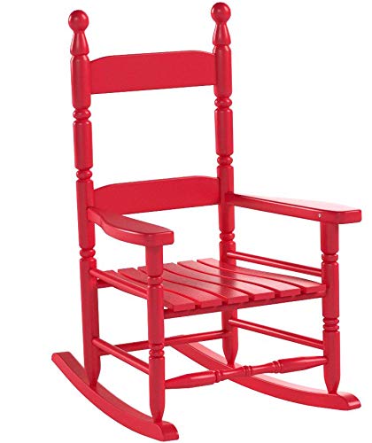Classic Child's Porch Rocker - Red - Thumbnail 6