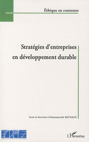 Stratégies d'entreprise en développement durable
