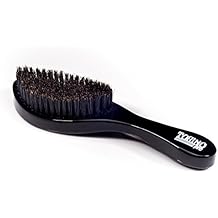 Curved 360 Waves Brush by Brush King - Torino Pro #450 - Medium Hard Curve Wave Brush - Made with Reinforced Boar & Nylon Bristles///True Texture Medium Hard