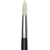 Utrecht Natural Chungking Pure Bristle Brush - Round, Size 8, Long Handle