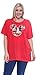 Disney Plus Size Womens T-Shirt Minnie Mouse Print (Heather Grey, 2X)